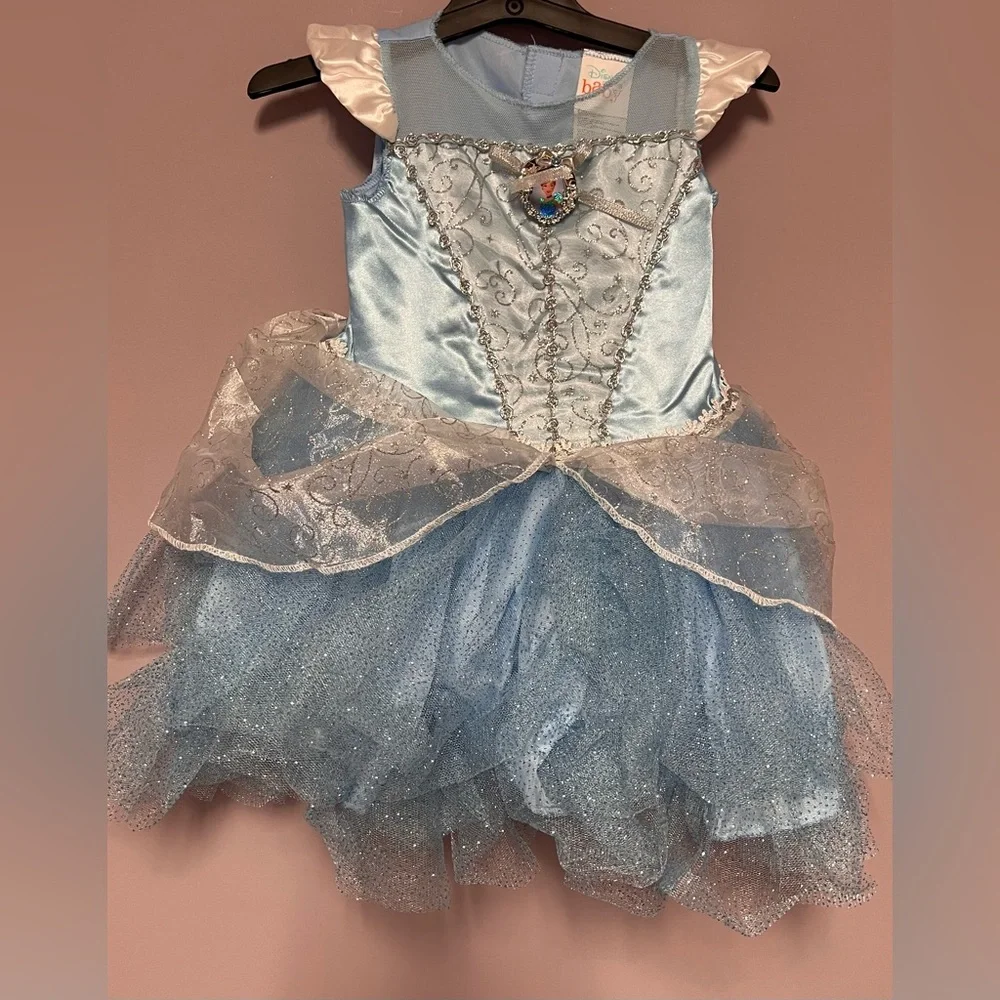 NWT Bundle 2 COSTUMES Disney CINDERELLA Wonder Woman GIRL 12-18mo Baby - Picture 3 of 7